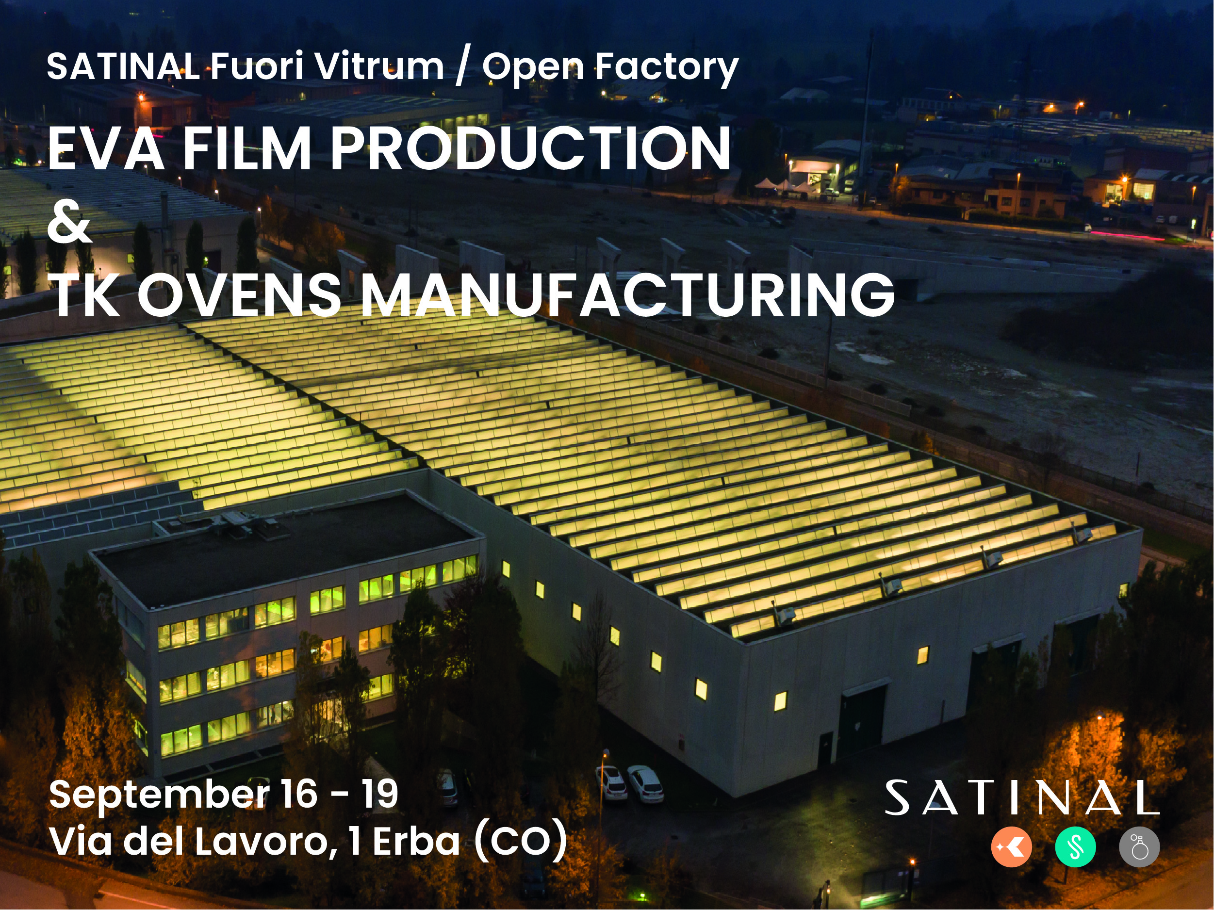 Visit Satinal's EVA FILM and TK production site during Vitrum 2025