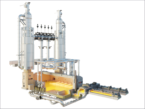 Cold repair of furnace No. 3 for CGL