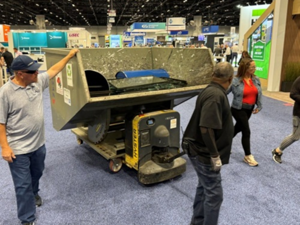 NGA Member IRT Recycles 28,000+ Pounds of Glass Material at GlassBuild