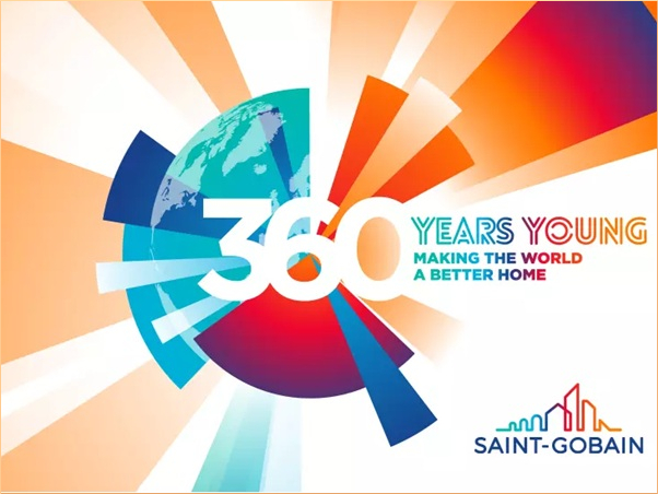 Saint-Gobain celebrates 360 years with the global campaign “360 Years Young”