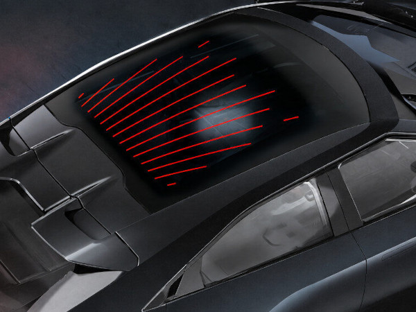 Illuminated Automotive Glass Roof with Innovative SkyViera® Film