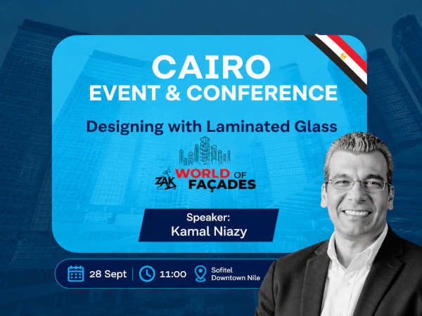 Kuraray to Present “Designing With Laminated Glass” at Zak World of Façades Egypt