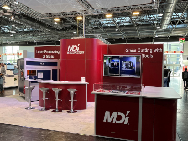 Holistic laser processes for the glass industry are presented by glasstec exhibitor MDI Advanced Processing. Photo: MDI Advanced Processing GmbH