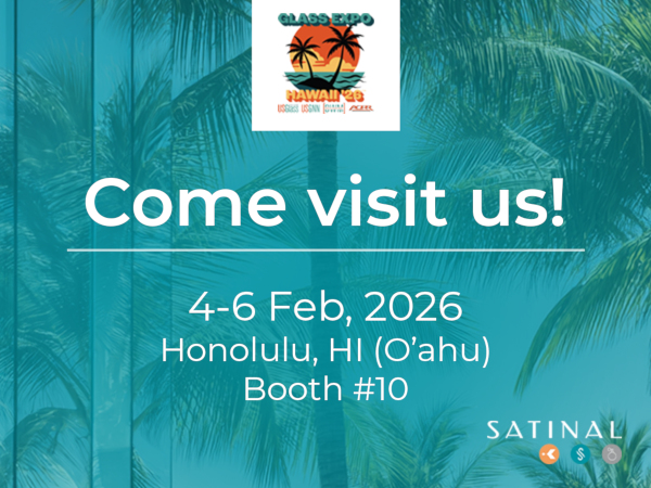 Satinal gets ready for Glass Expo Hawaii 2026 – booth #10