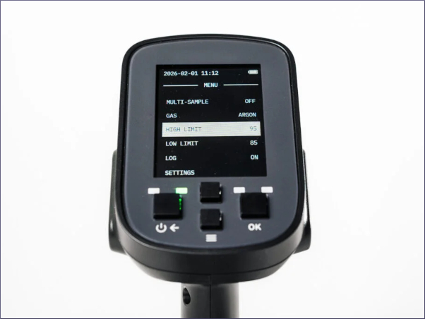 Setting high limit for argon concentrration of IGUs with Sparklike Handheld Nova