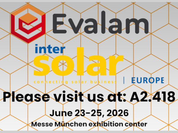 Evalam at Intersolar 2026 to Showcase EVALAM UC and UC+ and Lead the Future of Solar Energy