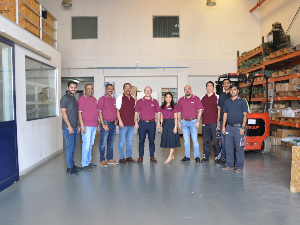 © LiSEC; From left to right: Dmello Rocksun Ronald, Hegde Rajesh, Garudanadurga Rajesh, Dias Ignatius, Stöger Johann, Mailum Loris, Hamdan Mohammed, Dula Alvin, Khan Allanoor, Tangela Chandrasekar