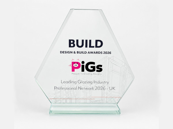 PiGs lands Leading Glazing Industry Professional Network award