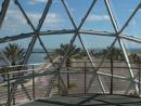 To create spectacular Tampa Bay views from inside the museum, Novum Structures used hurricane-resistant safety glazing. Photo courtesy of WUSF Public Media