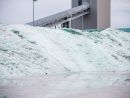 Cullet saves raw materials, energy and CO2 emissions. Photo: AGC Glass Europe