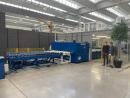  Simon Kompatscher, Project Manager at Finstral AG and Manuel Nistal, Area Sales Manager at Tecglass, after completion of the line installation