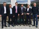 MEP Christian Doleschal visits flat glass installation in Germany