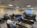 A+W's Eike Luh with PFG Glass' Ryan MacDonald presenting on A+W Smart Delivery.