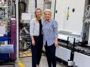 © LiSEC; Ms Bosse, Managing Director of Glas Natter, with her mother Ms Natter, former Managing Director