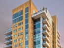 The Casey in Portland, Oregon, features Solarban® 70 glass, Starphire® glass and White Spandrel Glass. (Photography: Kris Vockler)