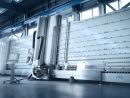 Forel FG Fast Grinder Machine for automated glass edge grinding in an industrial facility