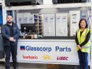 © LiSEC; Kieren and Lolita from the Glascorp spare parts team