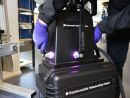 Passive Windoor using Sparklike Laser PortableTM to measure argon concentration in insulating glass units as part of quality control. 