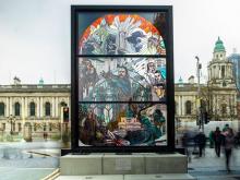 Creative Resins aid Publicis London in producing Game of Thrones® final season stained glass installation for this year's Tourism Ireland campaign