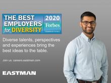 Eastman recognized as a Best Employer for Diversity for 2020 Eastman recognized as a Best Employer for Diversity for 2020