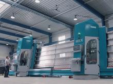 Schraml combiFIN - Vertical CNC production system for processing flat glass