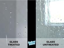 EnduroShield treated v untreated Glass - See the difference