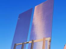 New development Bank headquarters building - gorgeous presentation of NorthGlass super glass