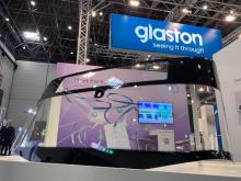 Big windshield made by Finlamex on display at glasstec 2022