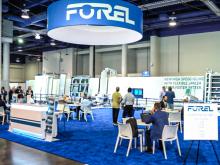 Forel exhibits an IGU line with thermoplastic applicator at GlassBuild