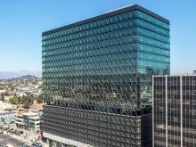 510 Vermont is a modern high-rise office building in Los Angeles. (Tom Kessler Photography)