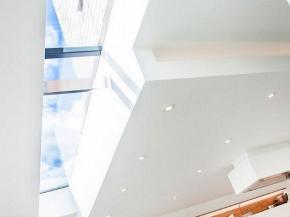 Modular rooflights create a spectacular glass ceiling