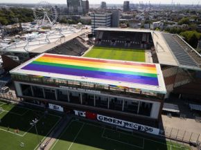 The large-surface BIPV system on the roof of FC St. Pauli