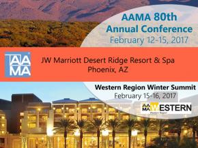 Milestone AAMA 80th Annual Conference registration opens, event structured; 2017-18 event dates set