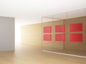 Sound-absorbing walls: reduce reverberation and echo