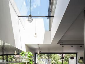 Victorian terrace renovated with Flushglaze fixed rooflight