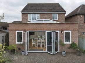 Opus Ultrasky with Bi-folding Doors Installation