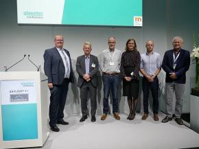 The organisers and speakers of the “Daylight by EuroWindoor” conference (from left to right): Frank Koos, Markus Broich, Prof. Peter Andres, Helle Carlsen Nielsen, Ferdinand Friedrichs and Prof. Marc Fontoynont (photo: EuroWindoor)