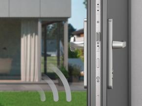 Interconnected technology for external doors