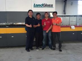 LandGlass Glass Tempering Machine in Cambodia
