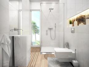Quality Enclosures Adds Patented Diamon-Fusion® Glass Coating to Shower Glass Line