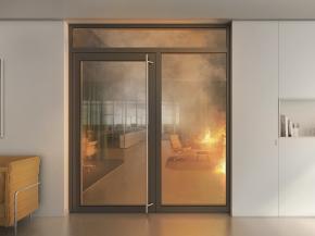 Winner of the German Design Award 2019: The Schüco FireStop aluminium fire and smoke protection range.