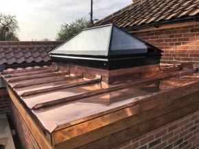 Roof Maker: Copper Roof Extension - Wickham Market