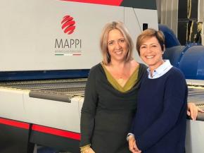 Patrizia Bau with Nancy Mammaro from Mappi