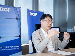 Supasin Leelarit, executive vice president for Group Construction Materials of Bangkok Glass Plc, and managing director of BG Float Glass Co Ltd. 