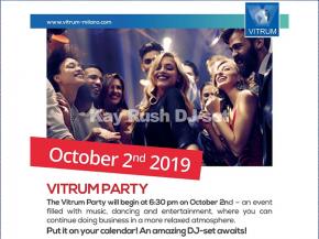 Come join the Vitrum party the party on Wednesday!