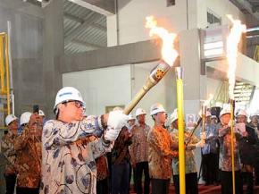 Airlangga Hartarto, Minister of Industry and Company Management “Heating-Up” for C2 Furnace in Cikampek, West Java