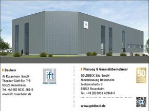 New laboratory in Rosenheim for testing building acoustics + facades (Source: ift Rosenheim)