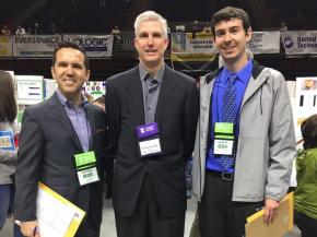 Chris Dimou, Roto North America’s President & CEO; David Souder, UCONN’s Dean School of Business; Adam Bristol, Roto Frank of America’s Manufacturing Engineer