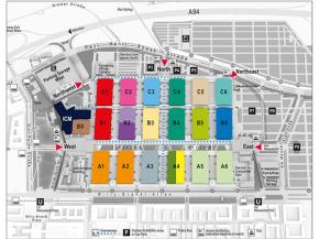 Hall layout: Updates in some sections at BAU 2021