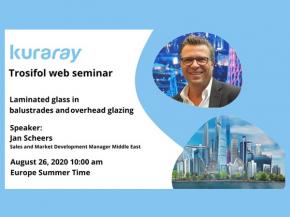 Register now for the Trosifol® web seminar „Laminated glass in balustrades and overhead glazing“